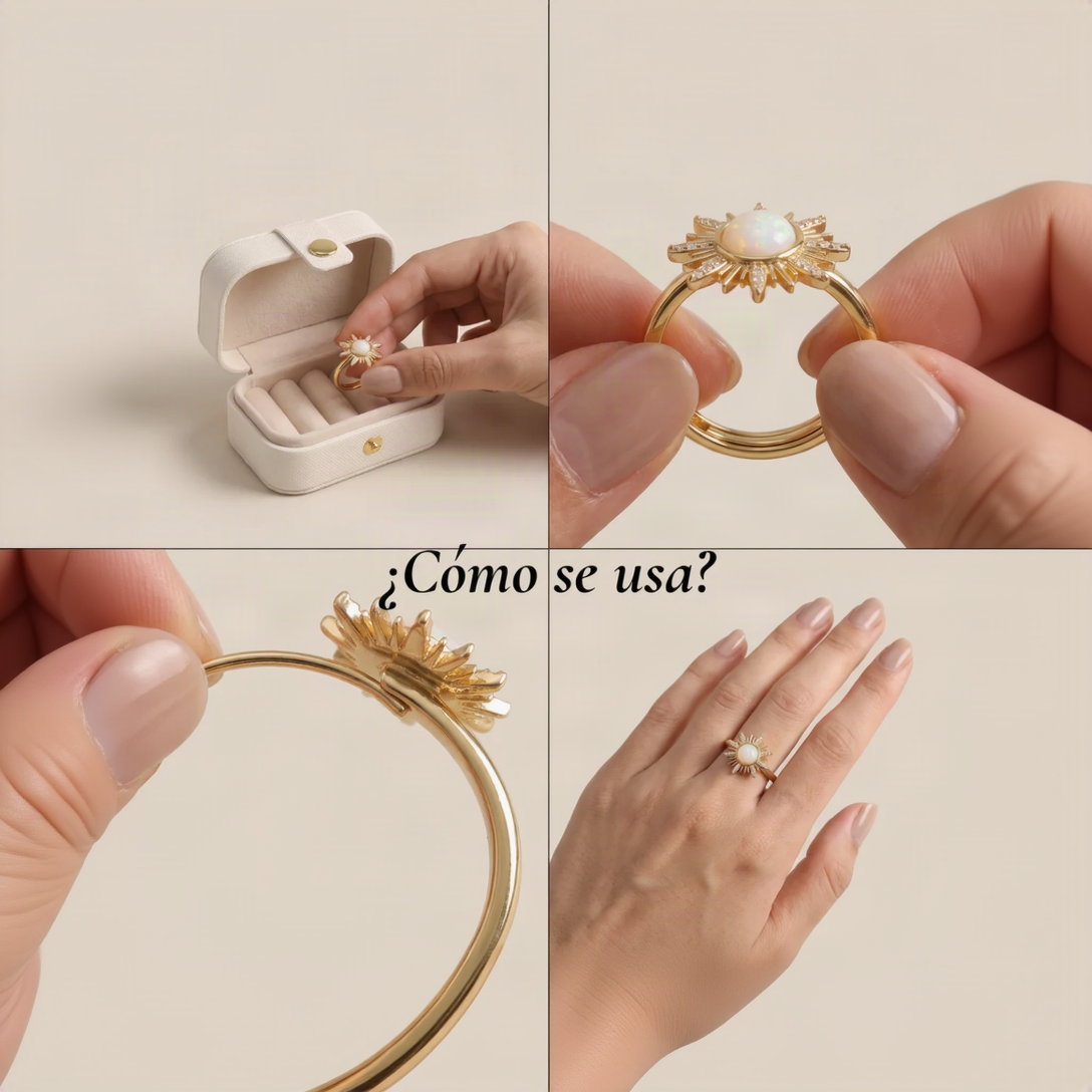 Anillo Antiestrés Giratorio Ajustable